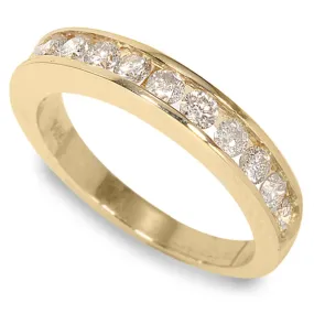 1/2 CTW Diamond Wedding Ring in 14KT Yellow Gold