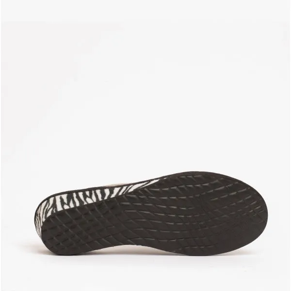 1614 Ladies Mule Slippers Zebra