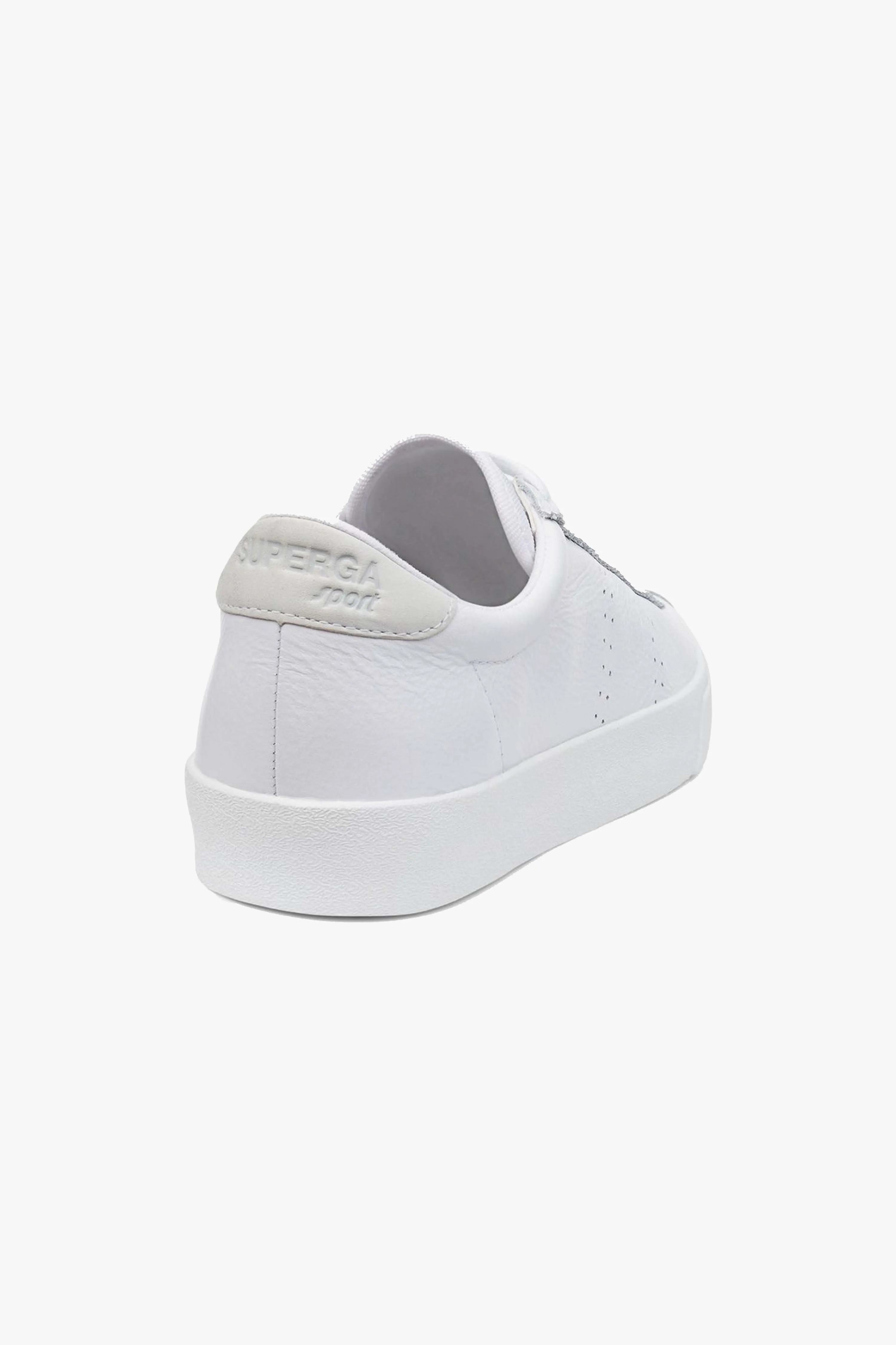 2843 Club S Comfort All White Leather Sneaker