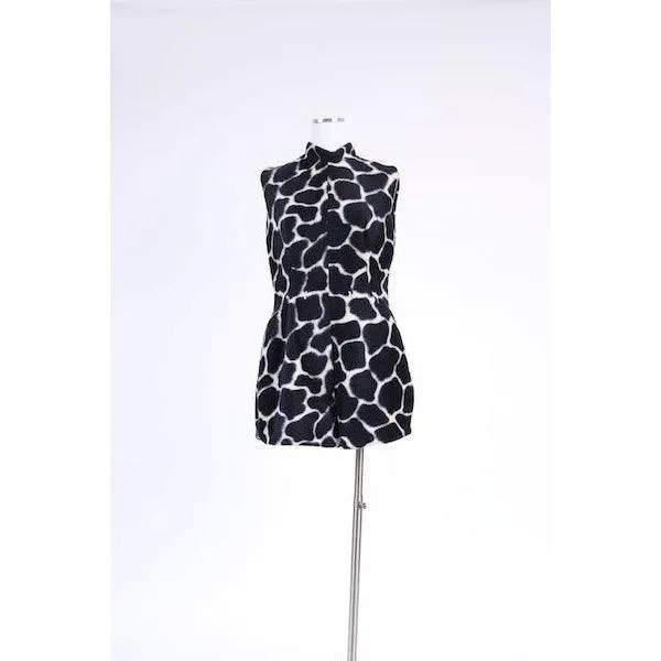 60's Giraffe Romper and Maxi Skirt | Size M/L