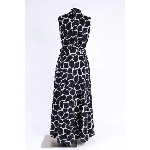 60's Giraffe Romper and Maxi Skirt | Size M/L