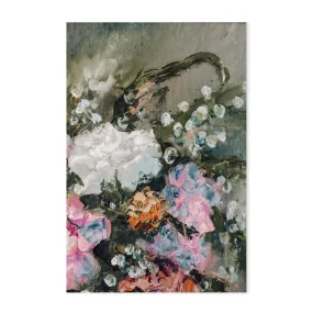 A French Provincial Bouquet, Hand-Painted Canvas