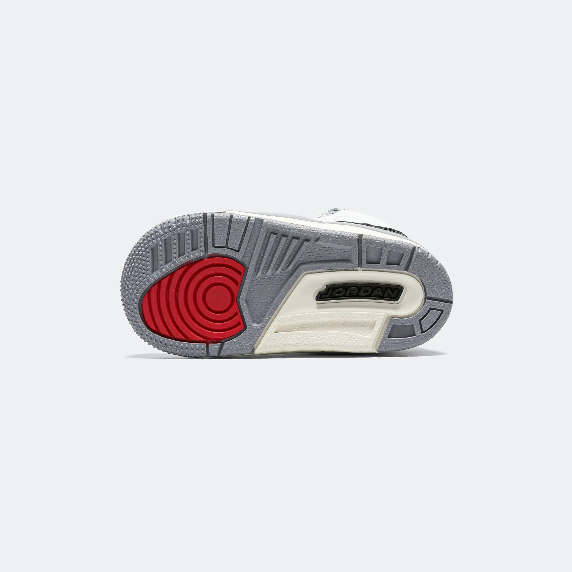 Air Jordan 3 Retro (TD) - Summit White/Fire Red-Cement Grey