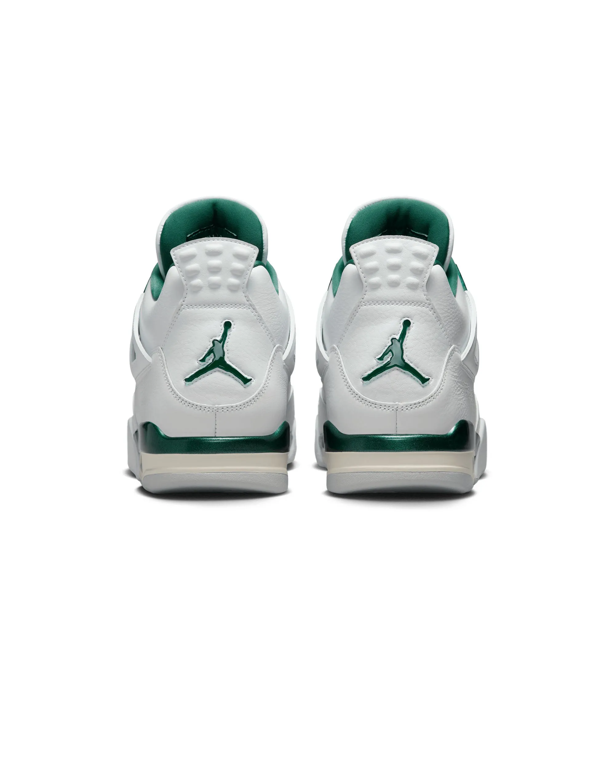 Air Jordan 4 Retro - White / Oxidized Green / Neutral Grey