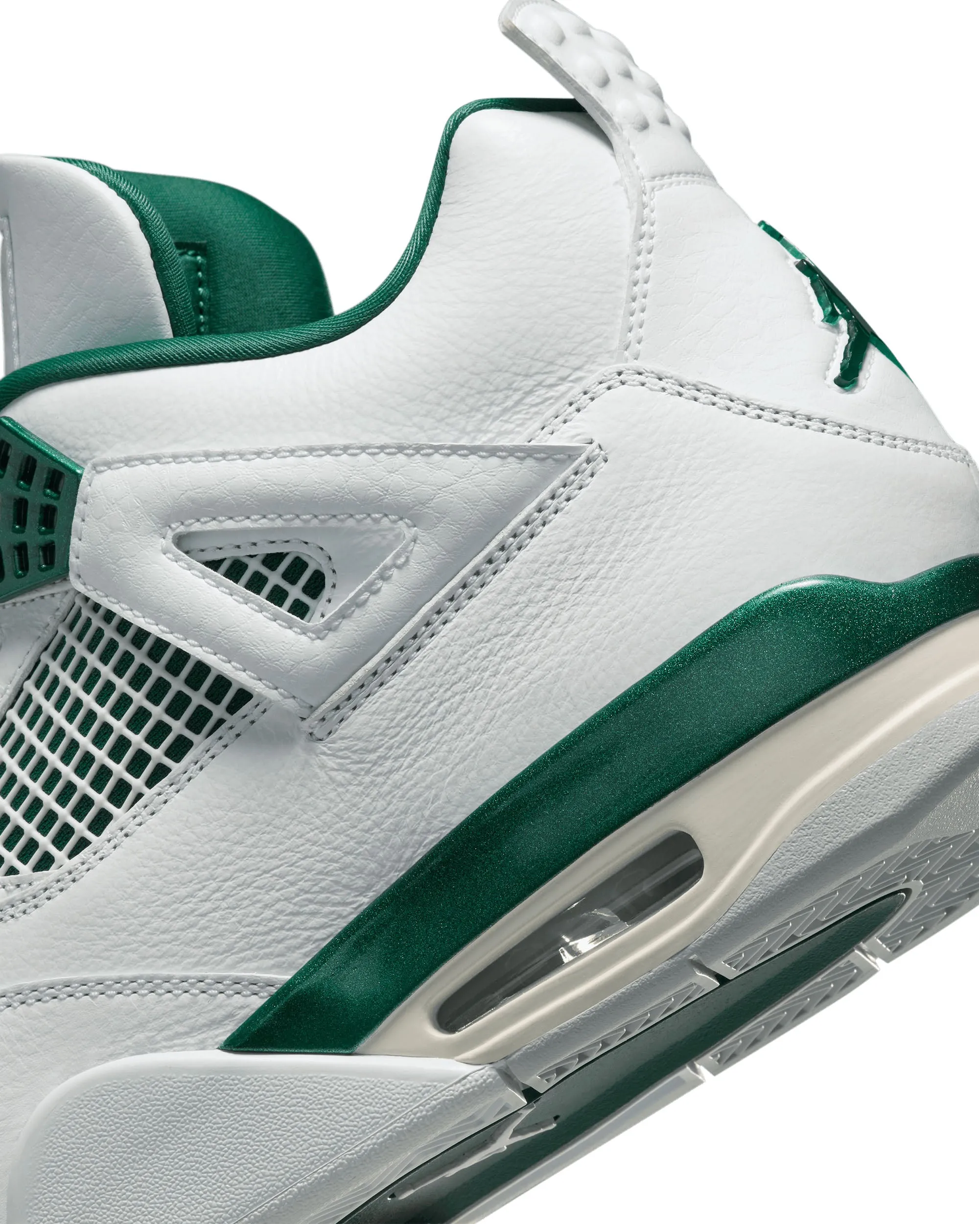 Air Jordan 4 Retro - White / Oxidized Green / Neutral Grey