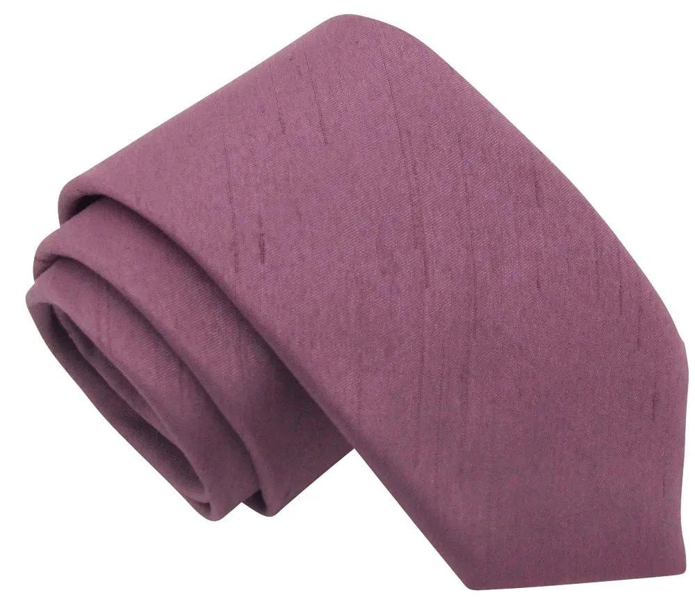 Amethyst Shantung Wedding Tie