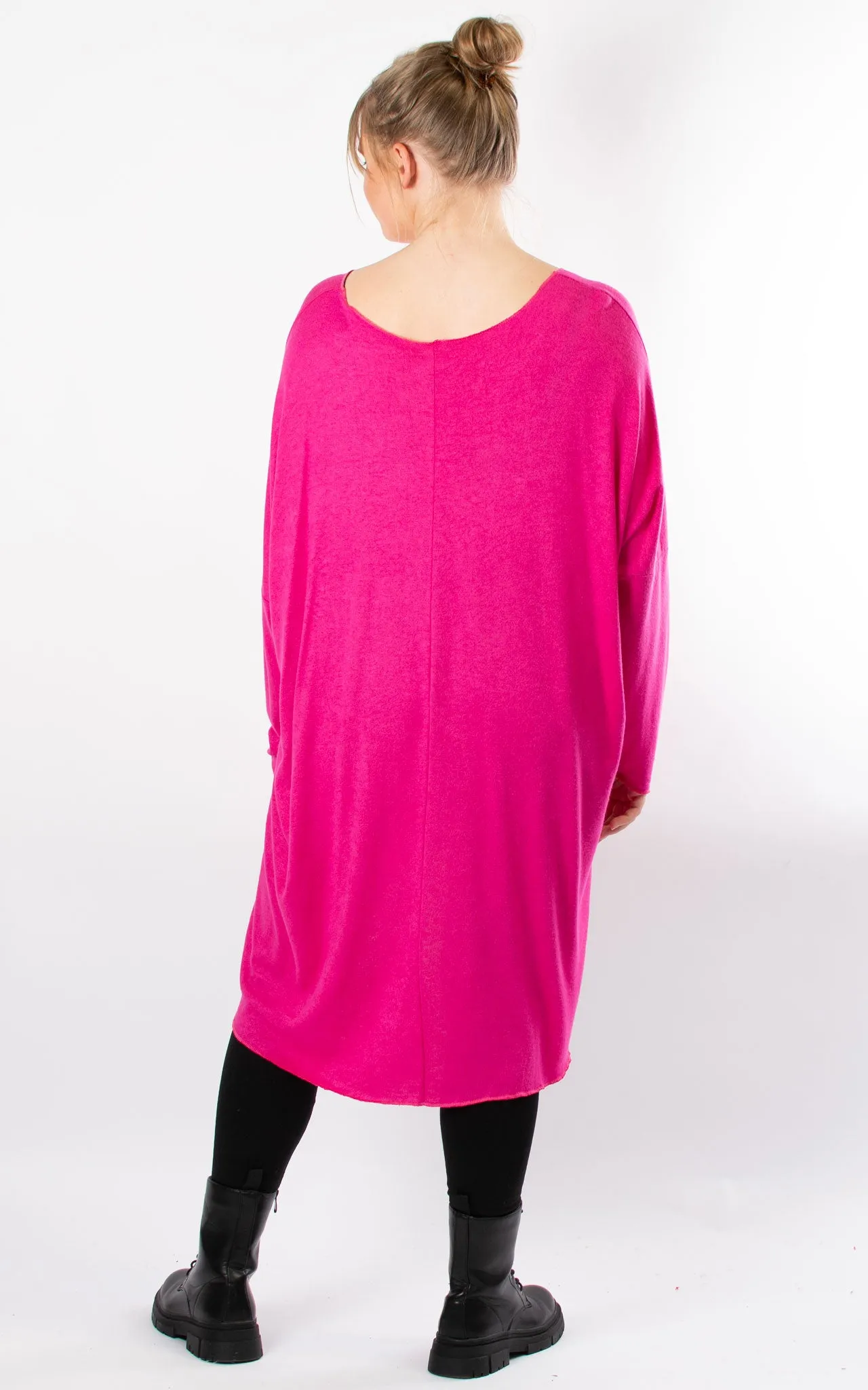 Amy Soft Knit Top | Star | Hot Pink