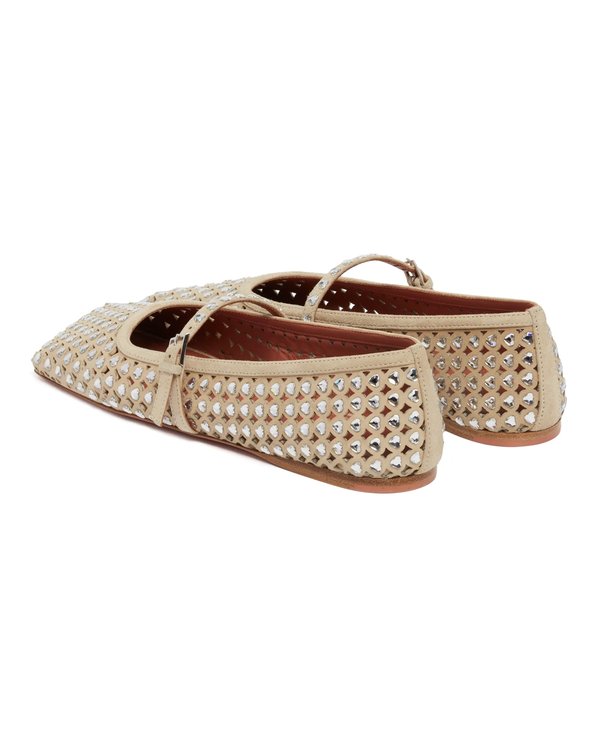 Ane Beige Heart Flats