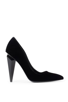 Antigone Velvet Classic Pumps | Black