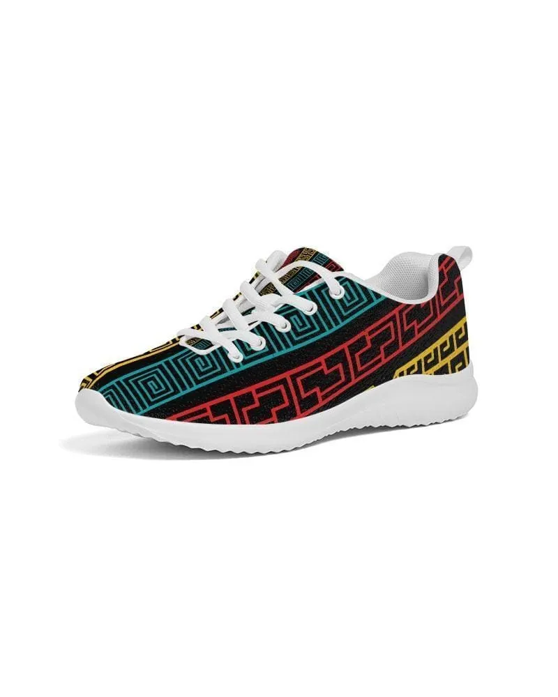 Athletic Sneakers, Low Top Multicolor Canvas Running Sports Shoes, U0665