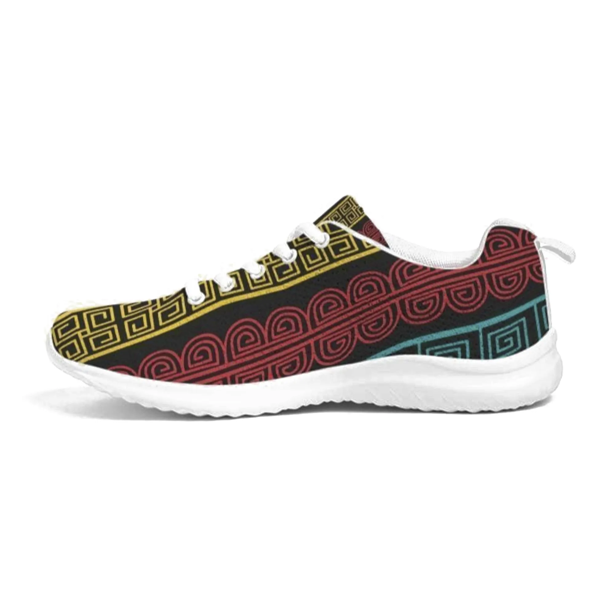 Athletic Sneakers, Low Top Multicolor Canvas Running Sports Shoes, U0665