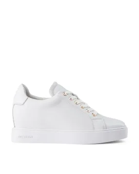 Ava Grain Sneakers - WHITE