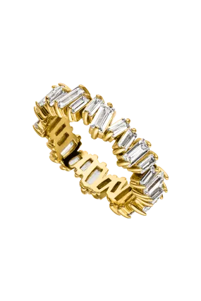 Baguette Ring 14K Gold Plated