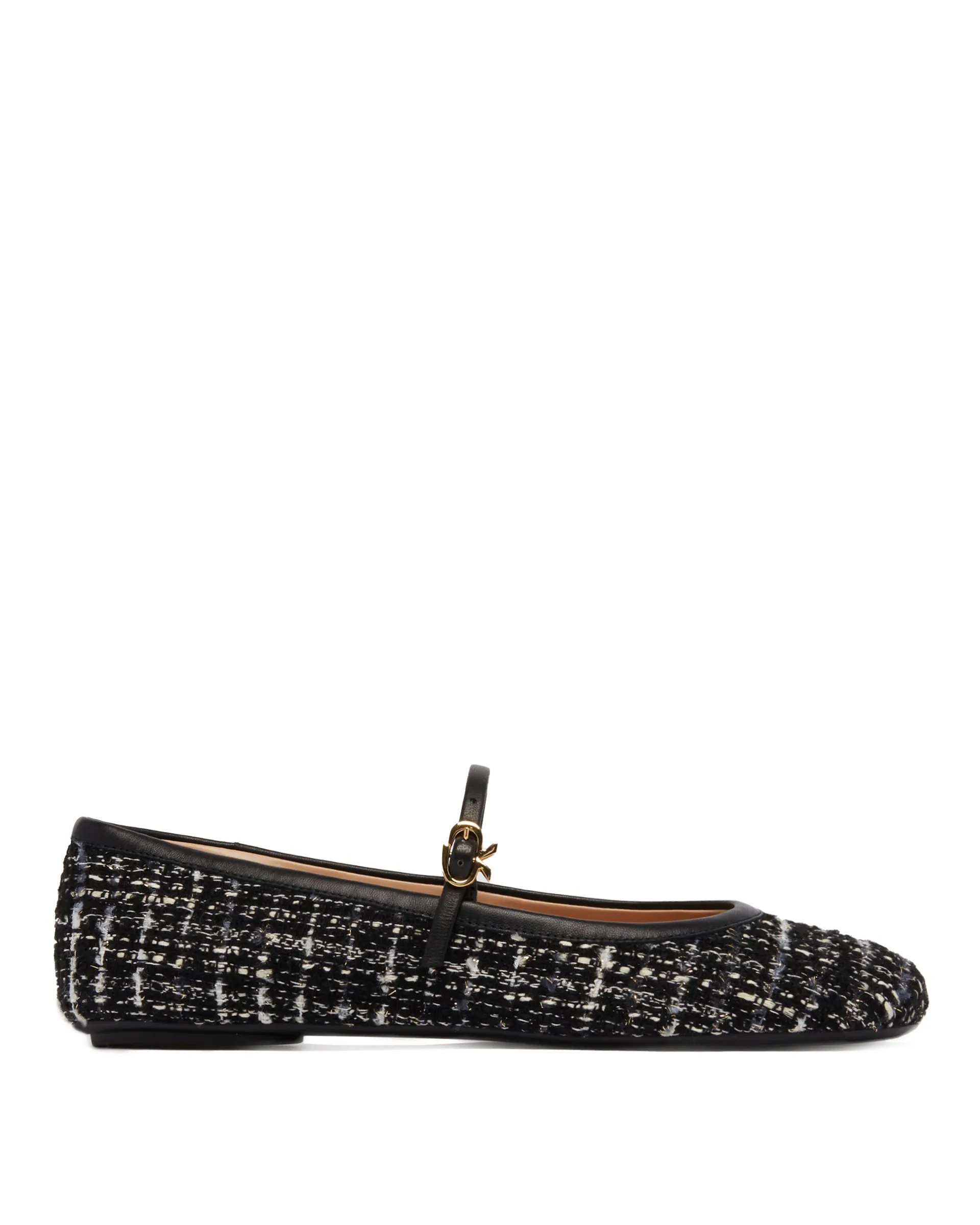 Black Carla Boucle Flats