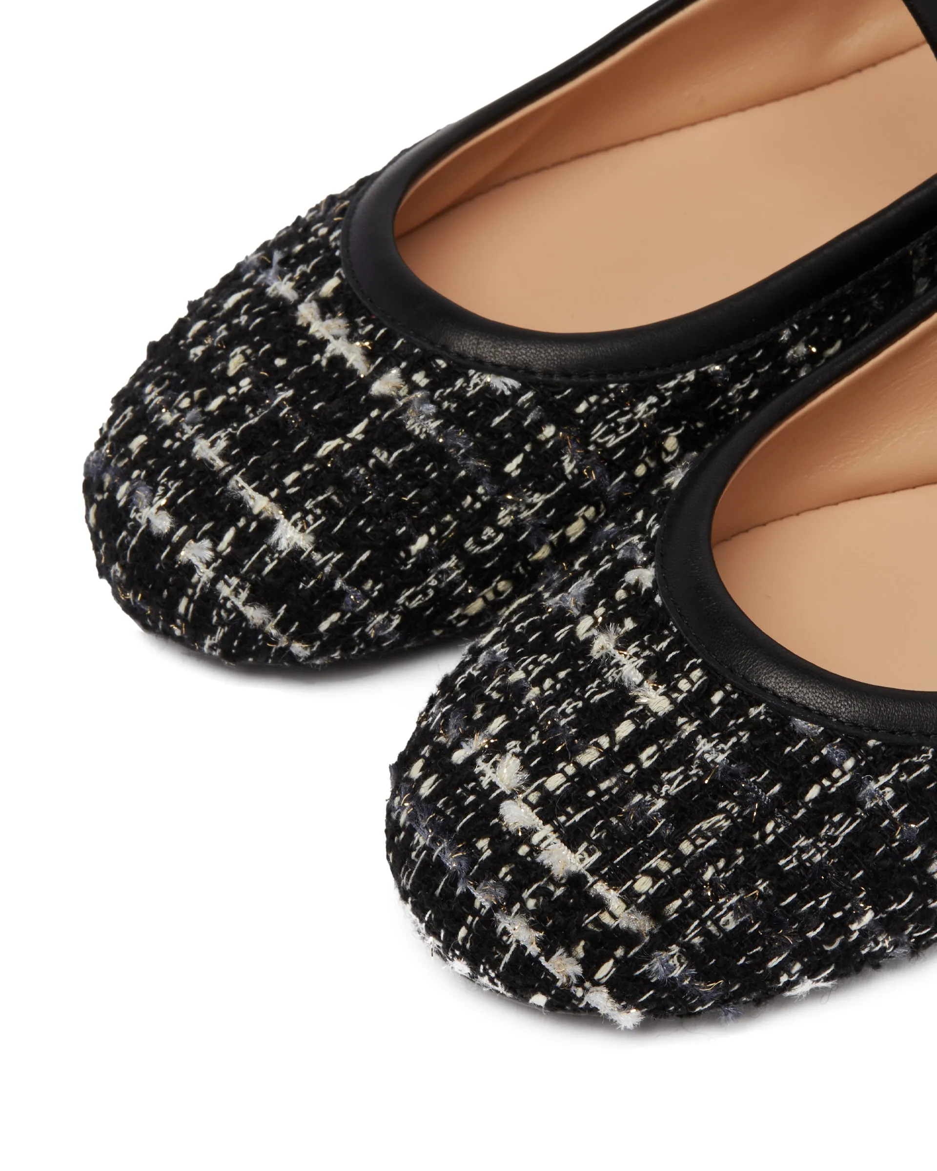 Black Carla Boucle Flats