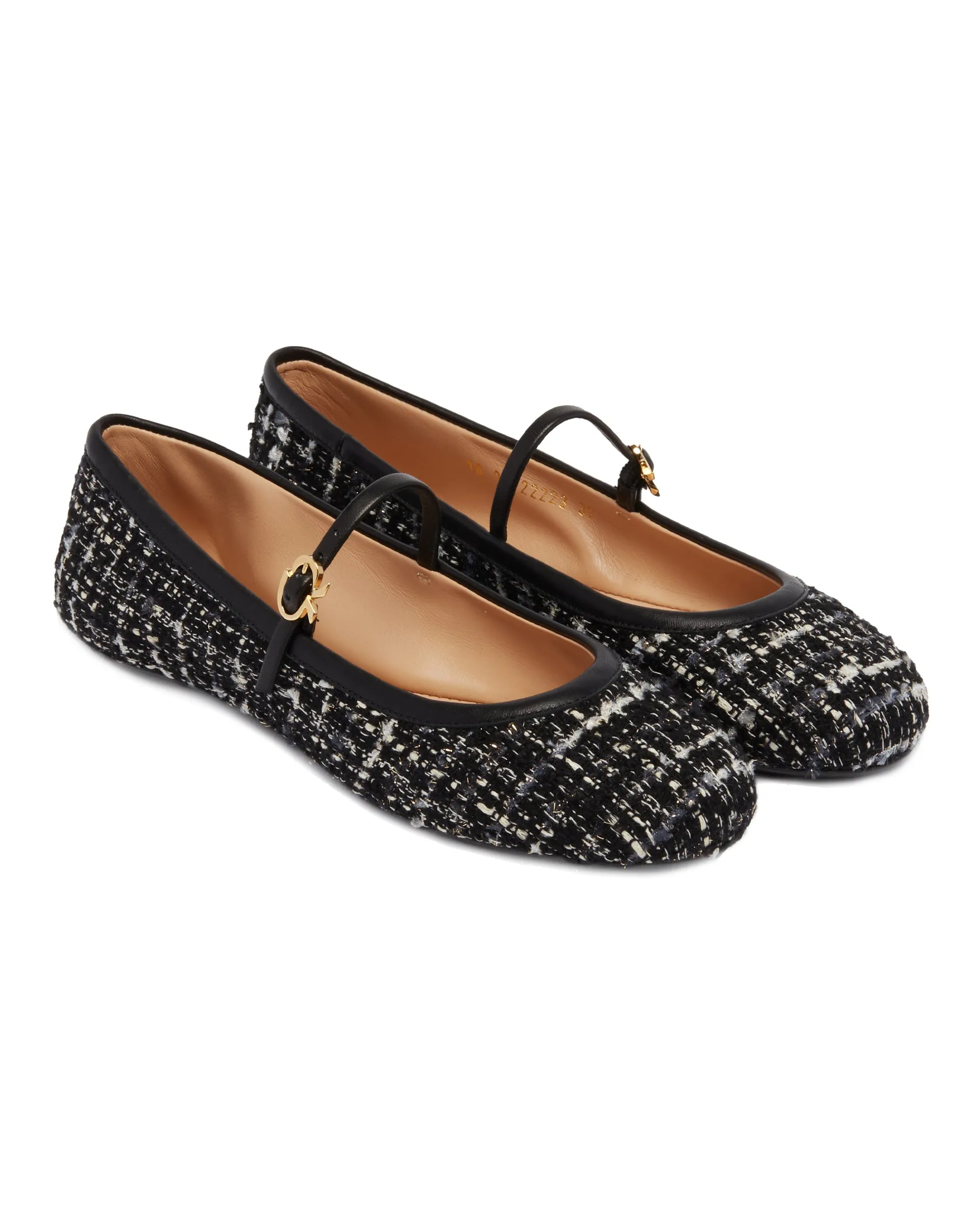 Black Carla Boucle Flats