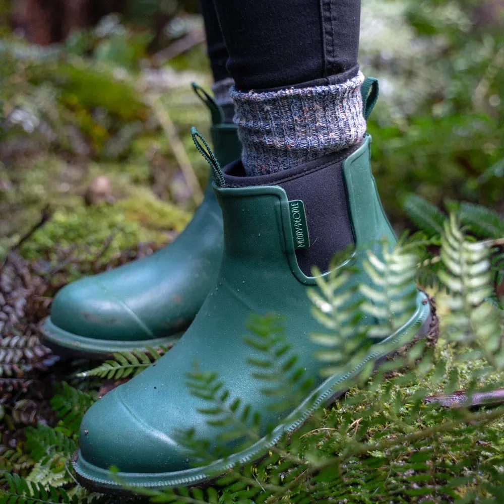 Bobbi Wellington Boot // Alpine Green & Black