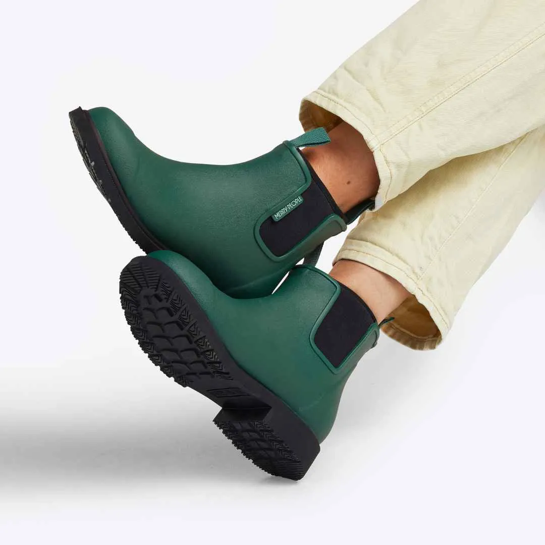 Bobbi Wellington Boot // Alpine Green & Black