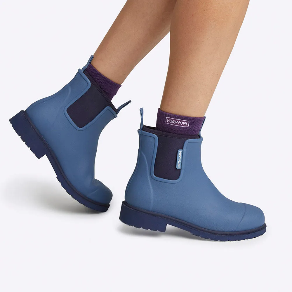 Bobbi Wellington Boot // Denim Blue