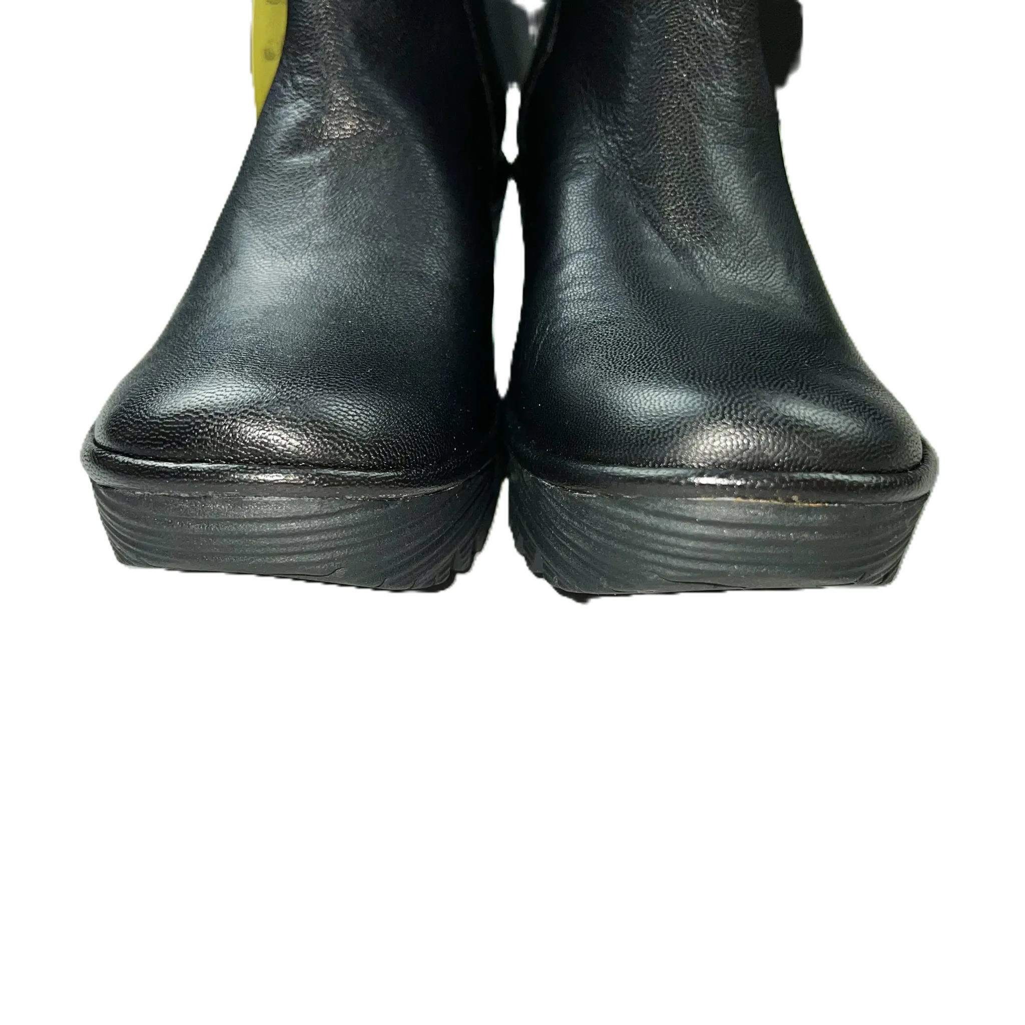 Boots Ankle Heels By Fly London In Black, Size: 9