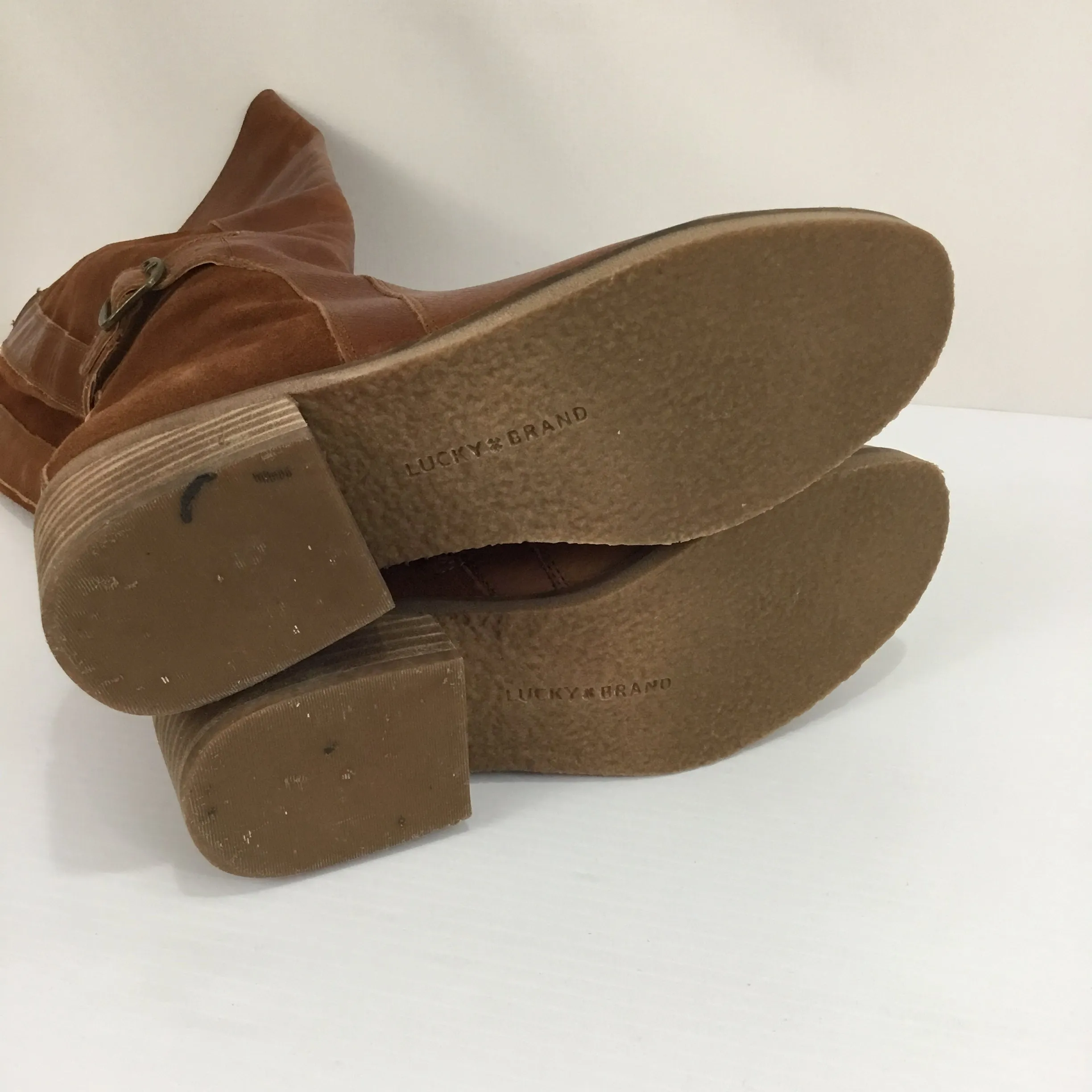 Boots Knee Flats By Lucky Brand In Brown, Size: 8