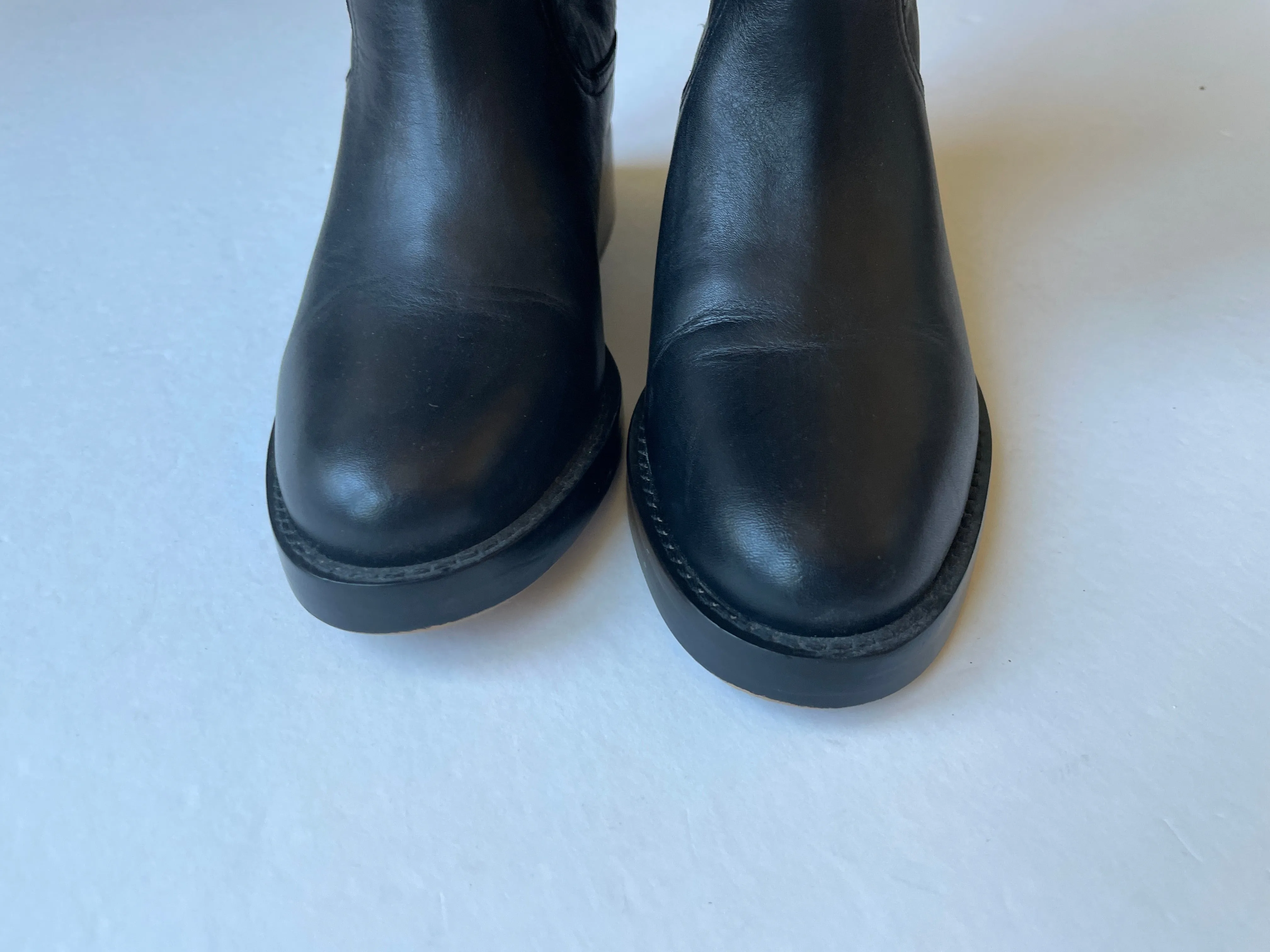 Boots Over-the-knee Flats By J. Crew In Black, Size: 5