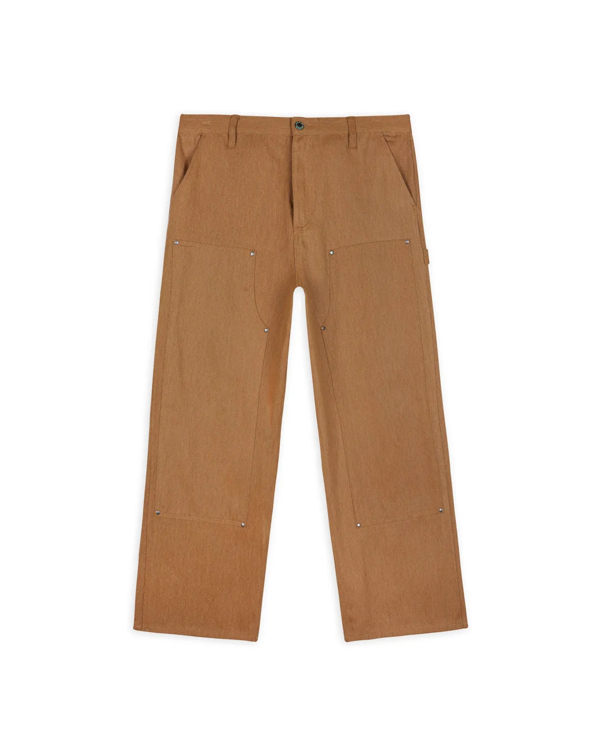 Bull Denim Double Knee Utility Pant - Brown