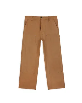 Bull Denim Double Knee Utility Pant - Brown