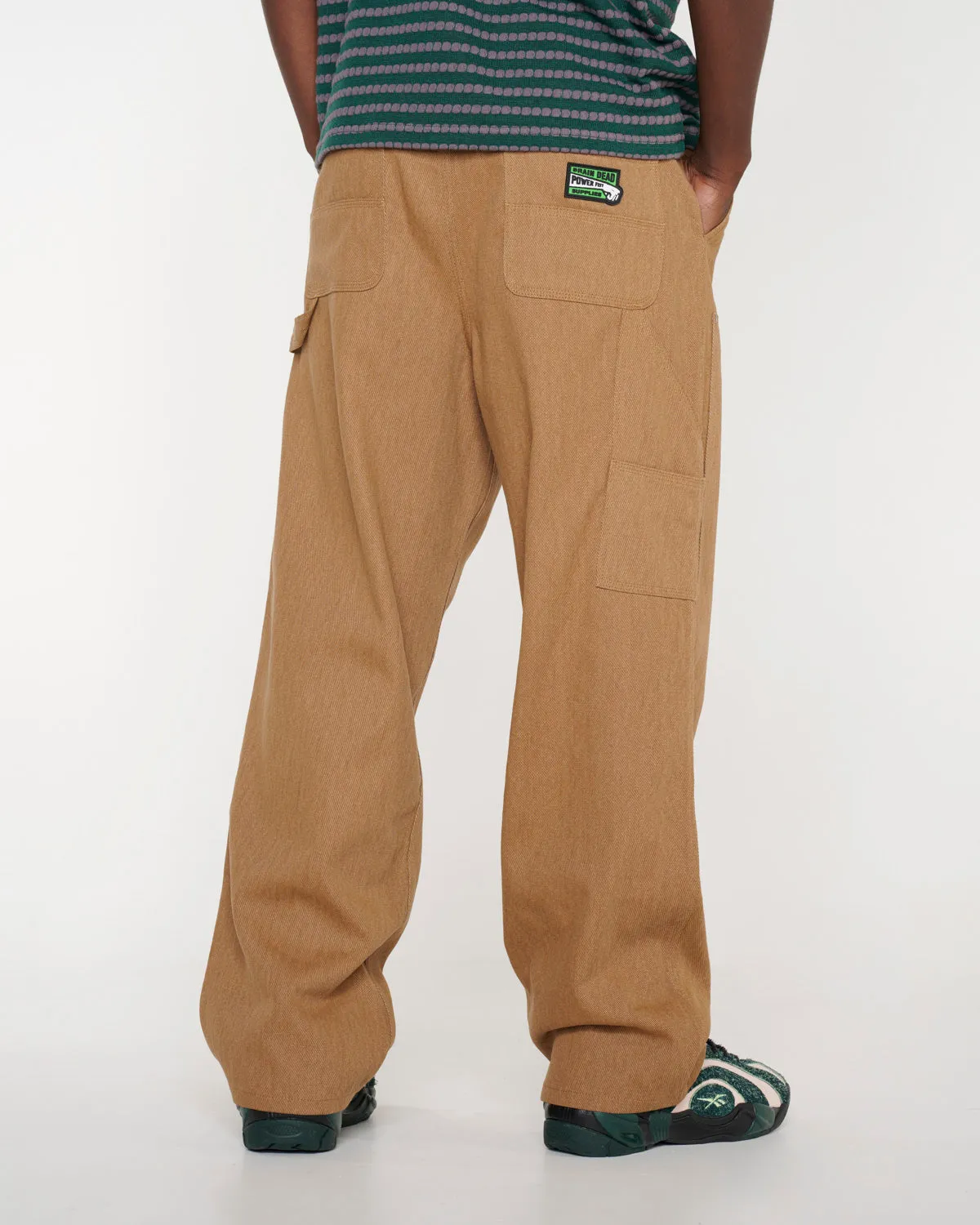 Bull Denim Double Knee Utility Pant - Brown