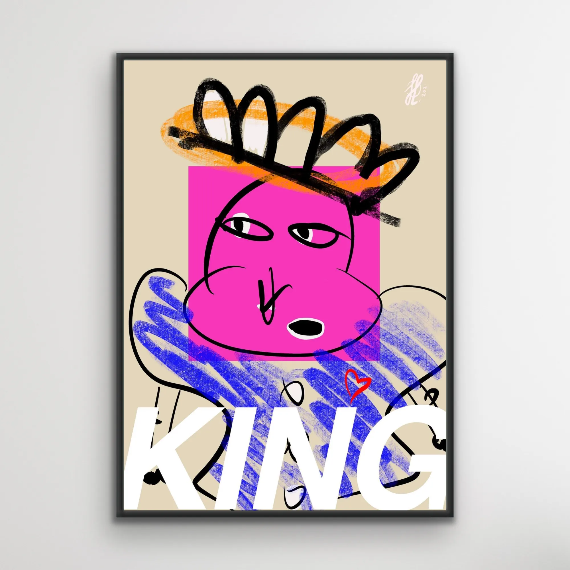 Canvas Print: "King"