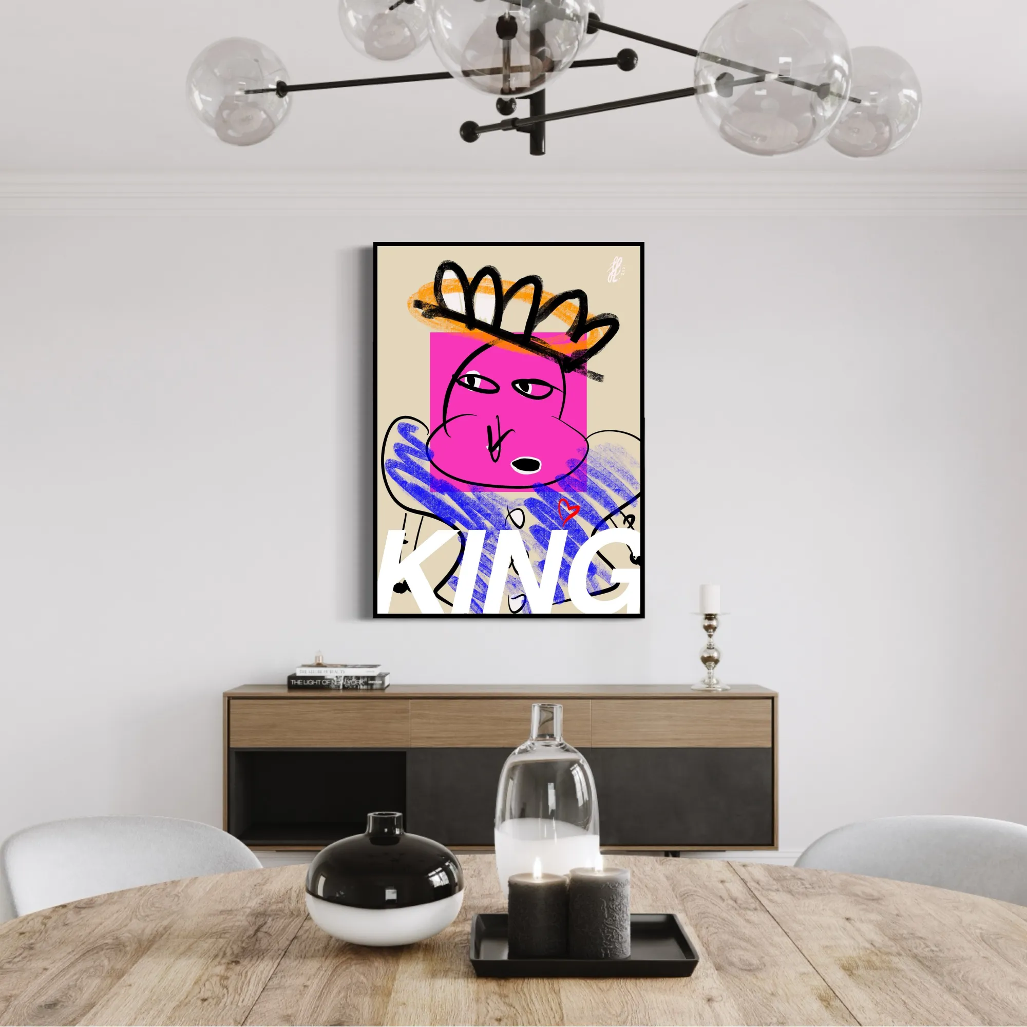 Canvas Print: "King"