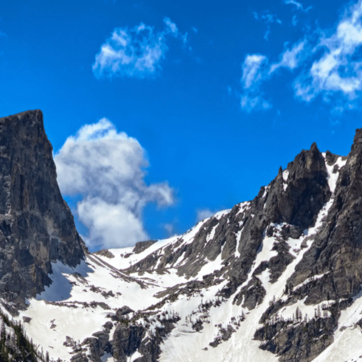 Dream Lake Rocky Mountain Canvas Wall Art