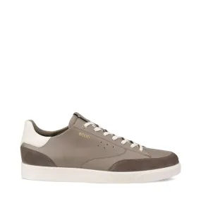 Ecco Men's Street Lite Court Sneakers in Dark Clay/Taupe