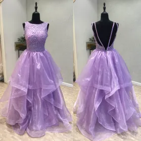 Elegant Open Back Popular Cheap Long Evening Prom Dresses, WG1013