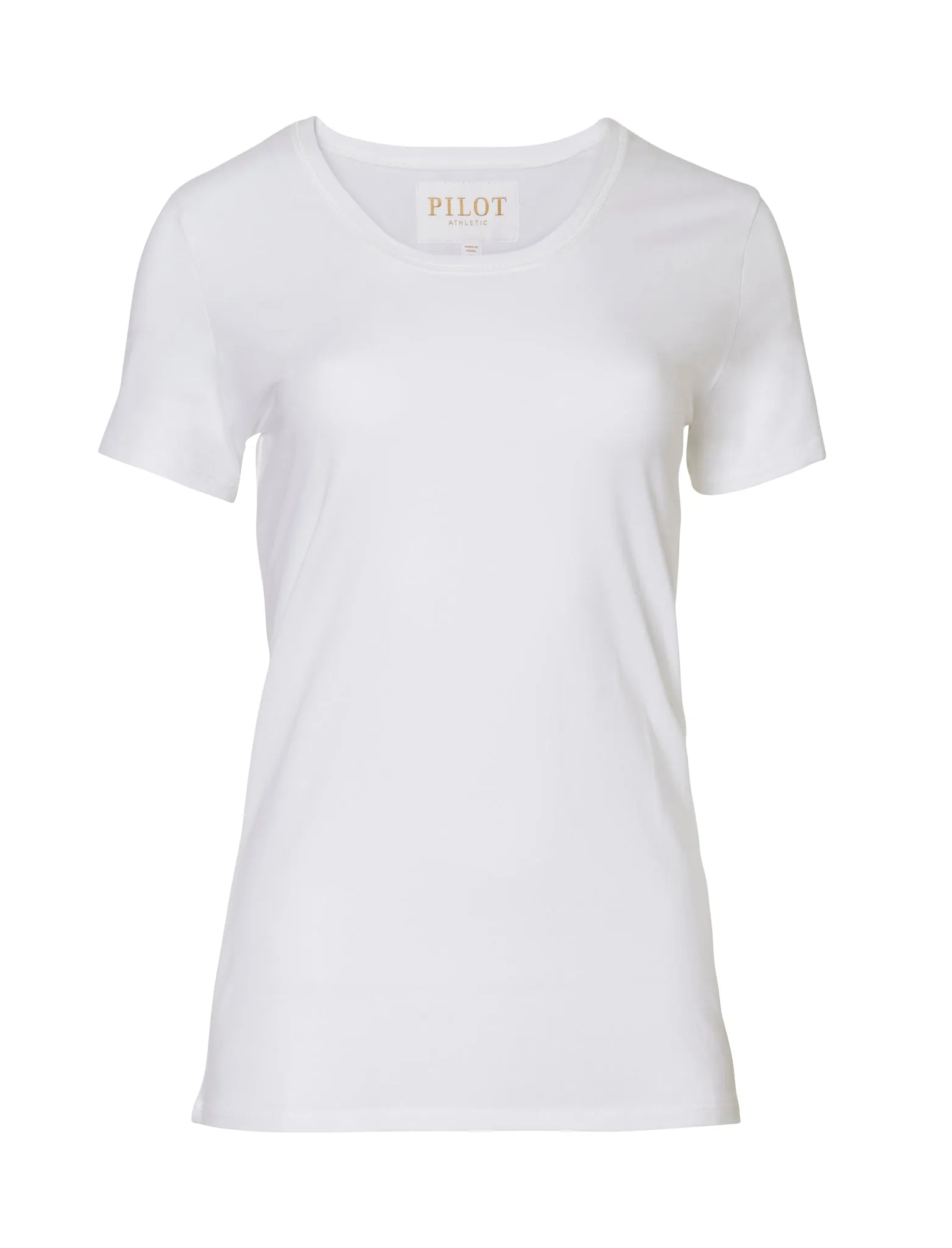 EMILY BASIC TEE  - WHITE