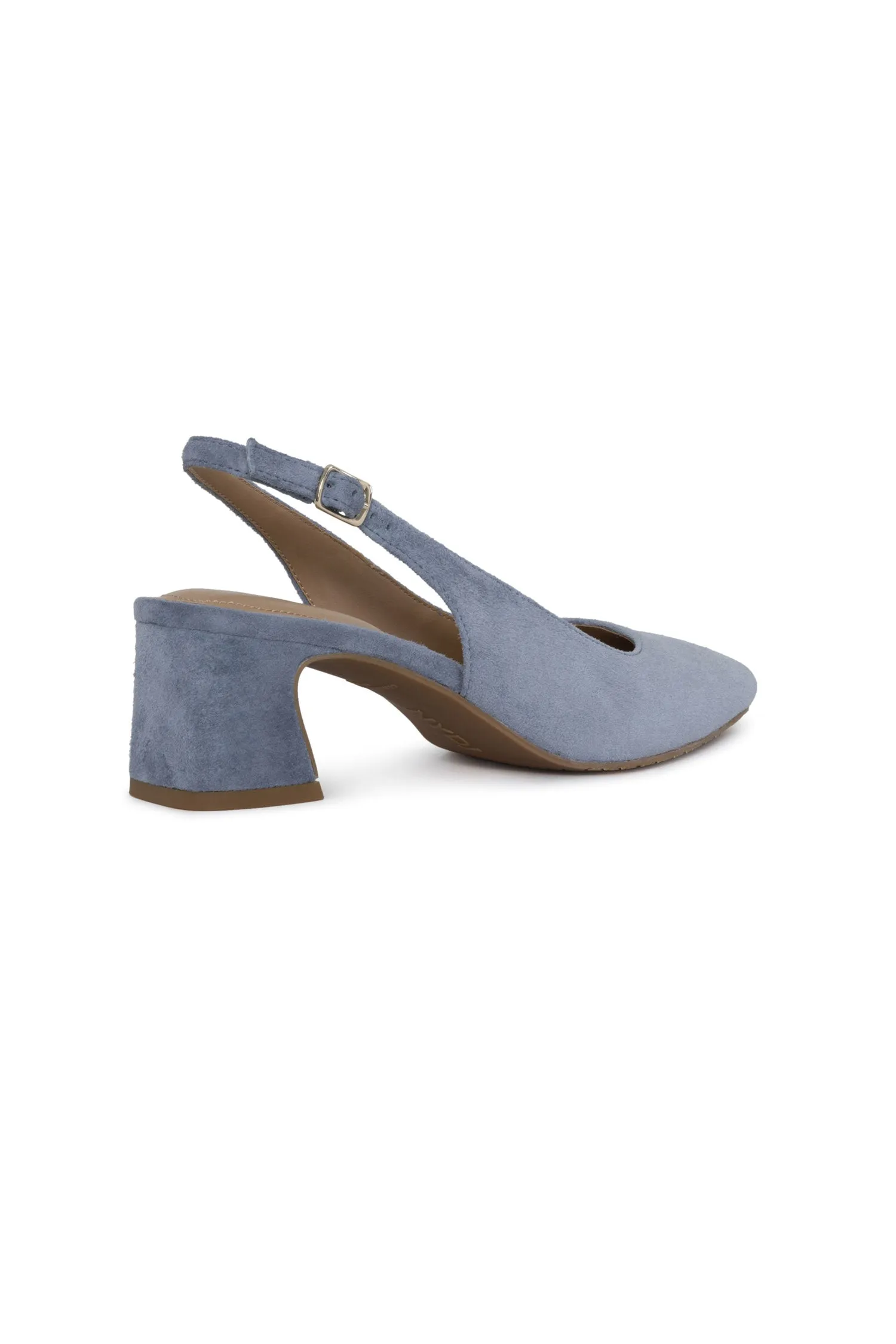 Faelynn Slingback Heels - Blue