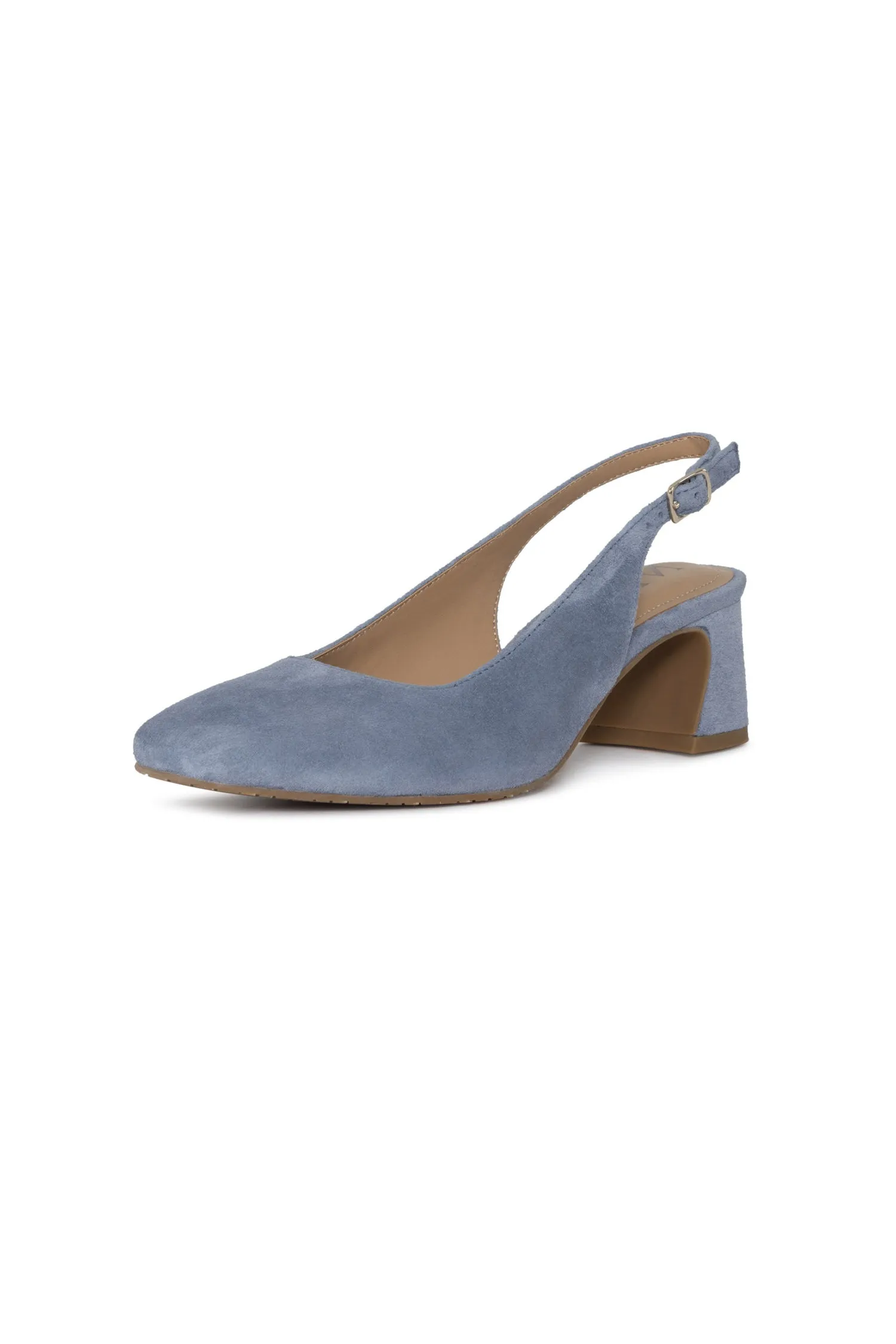 Faelynn Slingback Heels - Blue