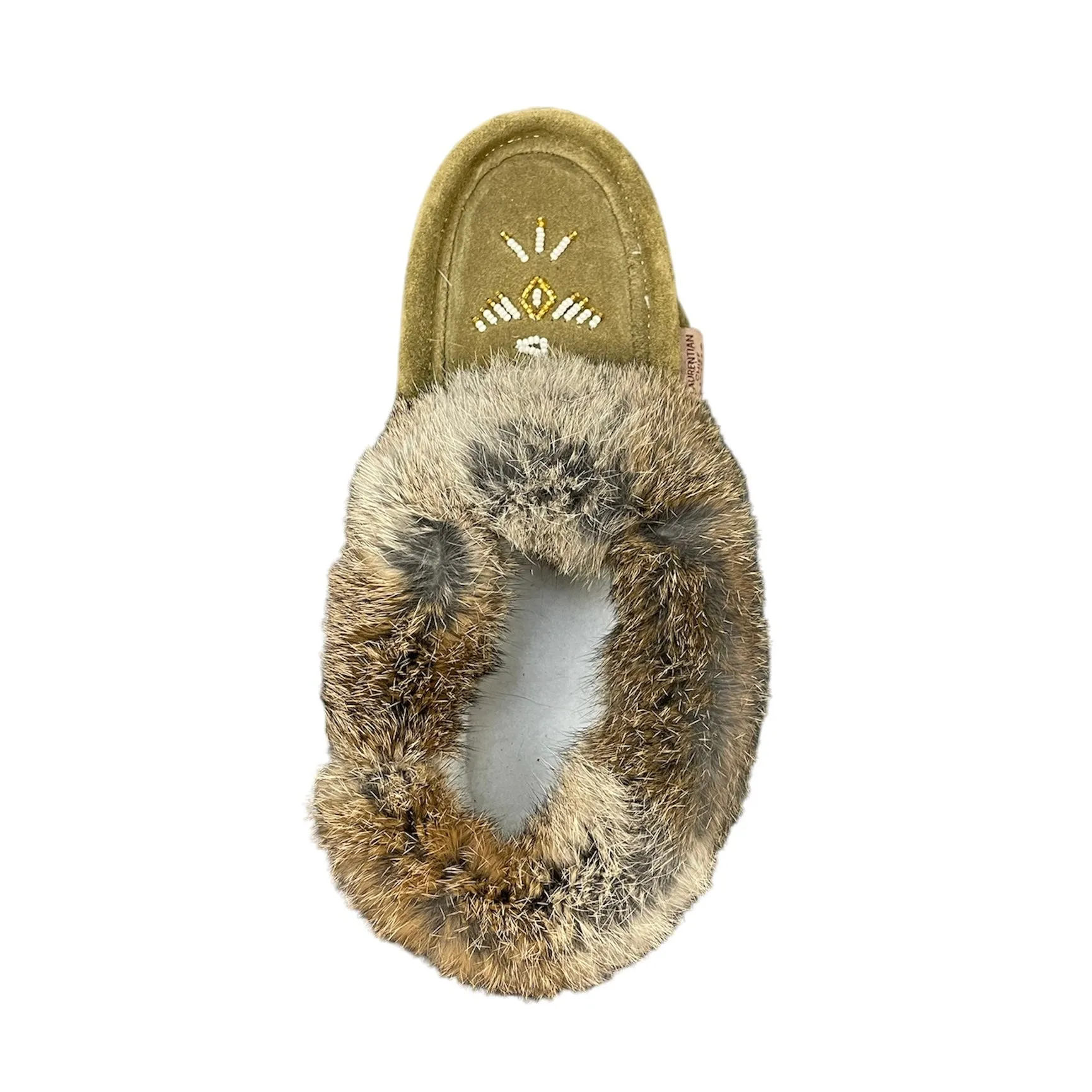 Fur Moccasin - Army Suede