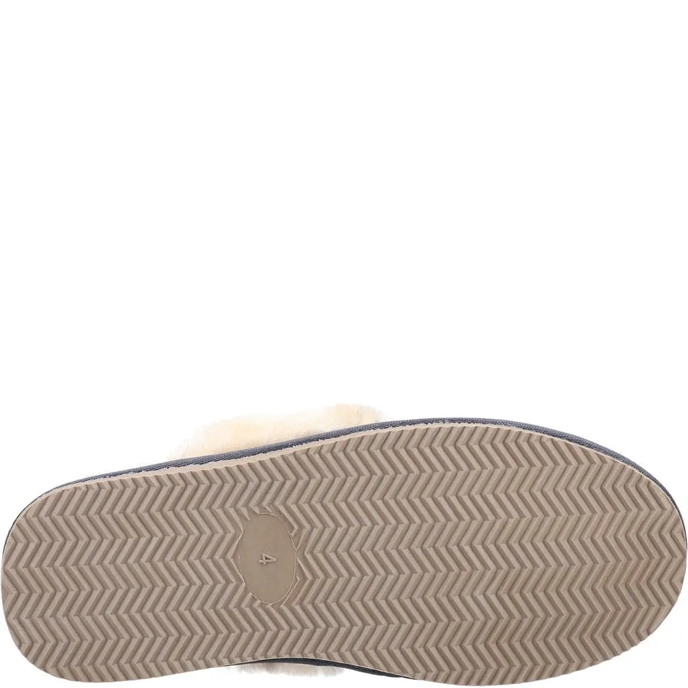 Grey Arianna Star Slippers