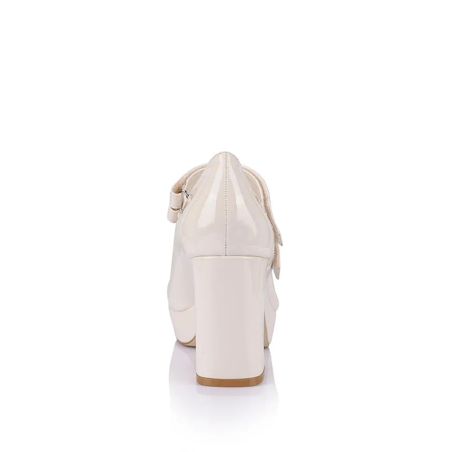 Hella Mary-Jane Platforms - Bone Patent