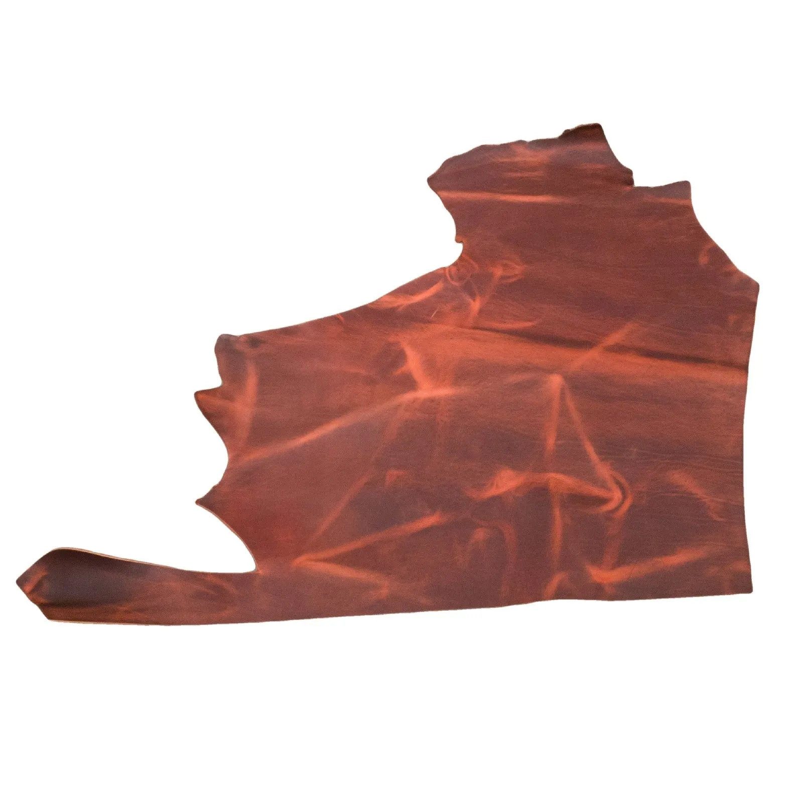 Hillbilly Chili Pepper Pull-Up , SB Foot, Limited Stock Sides and Project Pieces 5-6oz Oil Tan hide