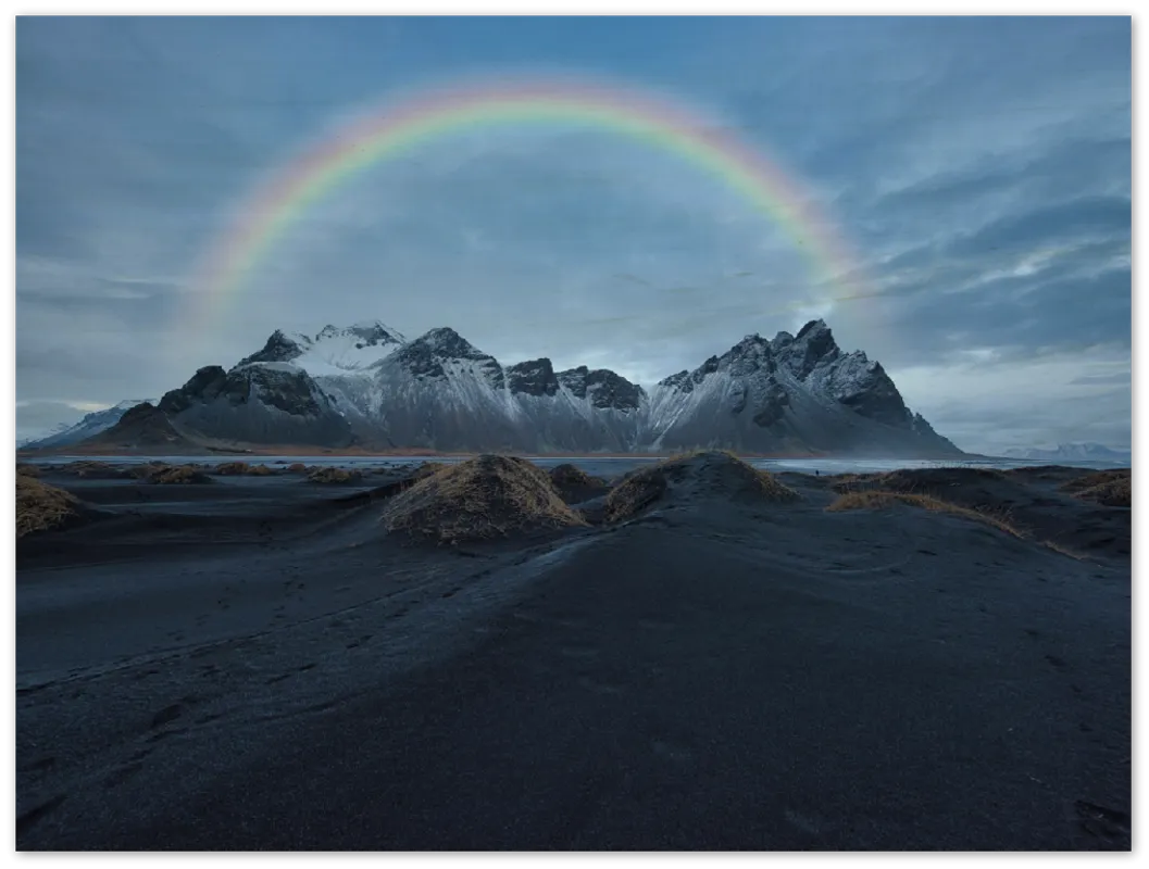 Iceland Rainbow -Print