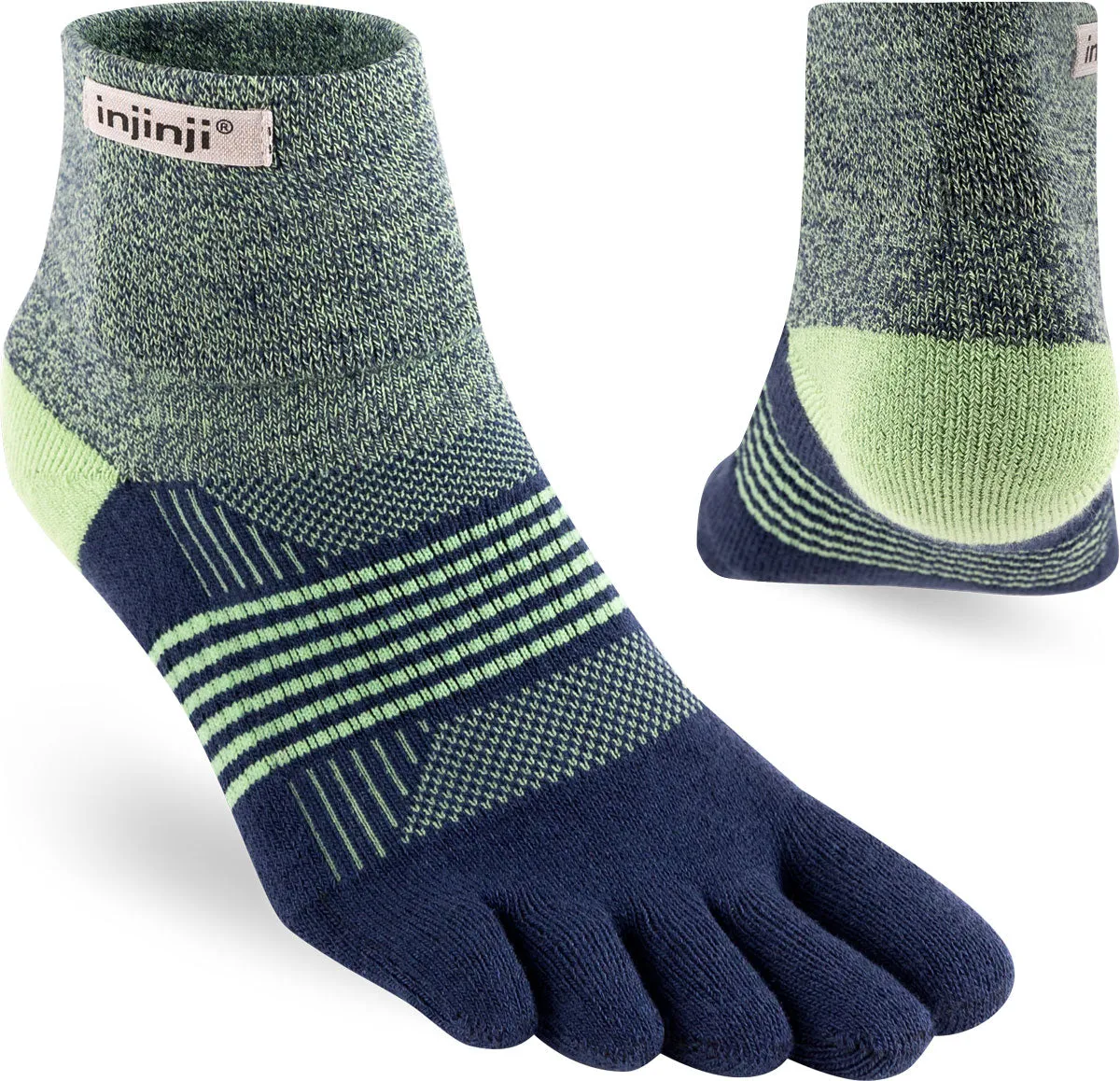 Injinji Women's Mid-Weight Trail Run Toe Socks {INJ-WTR}