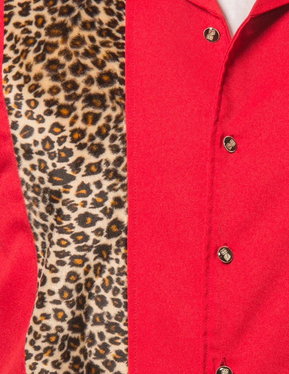 Leopard Panel- Red