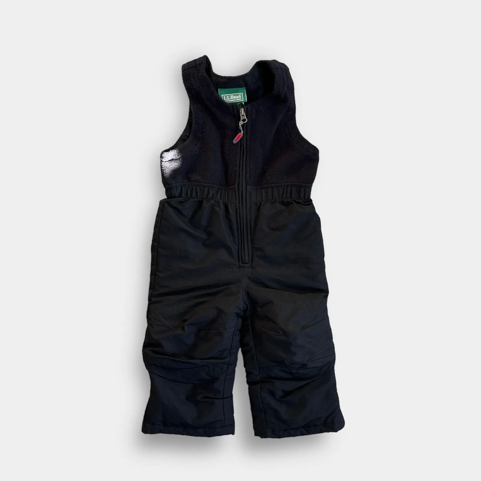 L.L. Bean Black Snow Bib Overalls 2T