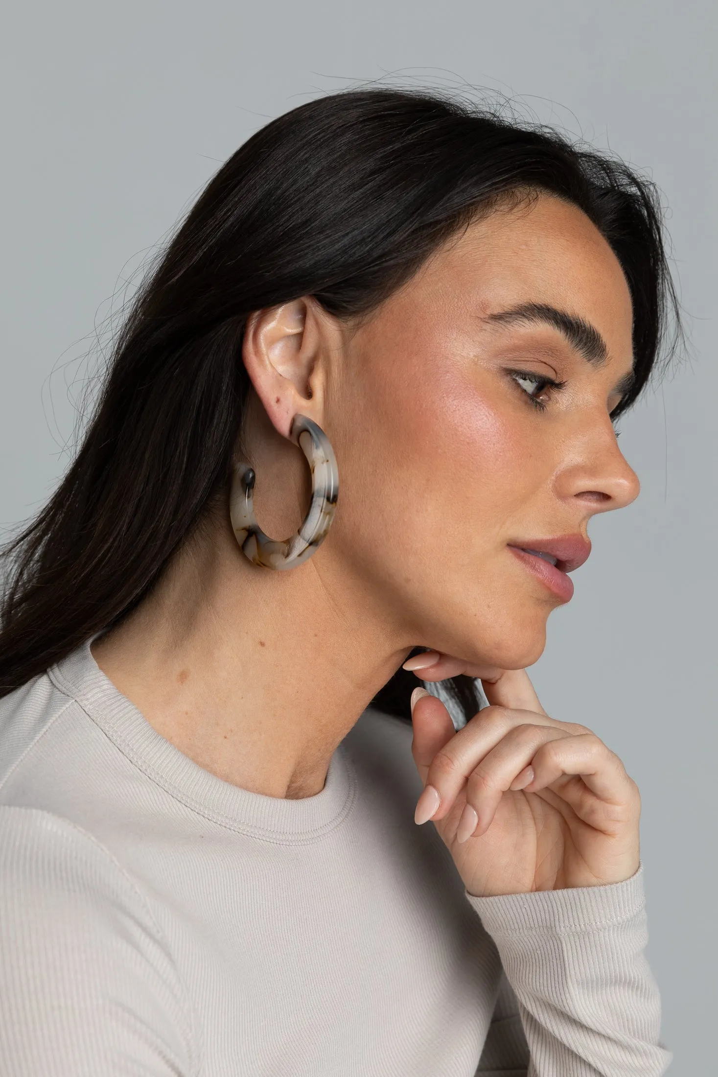 Marra  Hoop  Earrings - Two Colours