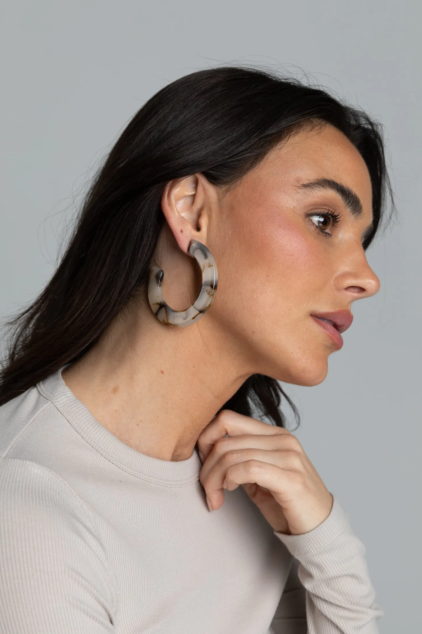 Marra  Hoop  Earrings - Two Colours