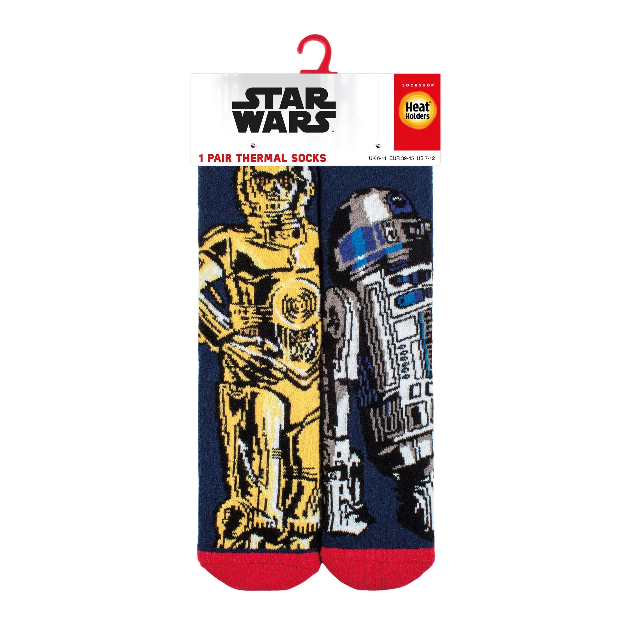 Mens Lite Licensed Character Socks - R2D2 & C3PO