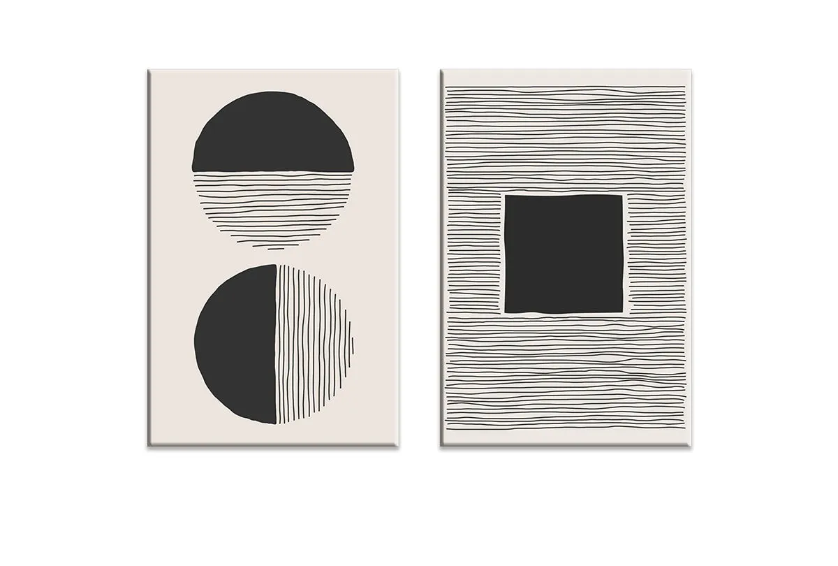 Minimalist Abstract Set 6AB | Abstract Wall Art Print