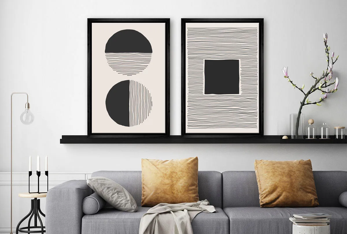 Minimalist Abstract Set 6AB | Abstract Wall Art Print